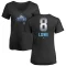 Women's Brandon Lowe Midnight Mascot V-Neck T-Shirt - Black