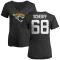 Women's Brandon Scherff Name & Number Slim Fit T-Shirt - Black