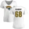 Women's Brandon Scherff Name & Number Slim Fit T-Shirt - White