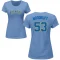 Women's Brandon Woodruff Name & Number T-Shirt - Light Blue