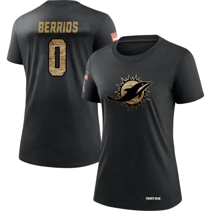 Braxton Berrios 2020 Salute To Service Performance T-Shirt - Black -  Tshirtsedge