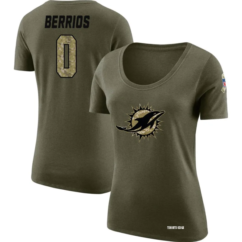 Braxton Berrios Legend Salute to Service T-Shirt - Olive - Tshirtsedge