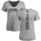 Women's Brayden McNabb Backer Slim Fit V-Neck T-Shirt - Heathered Gray