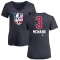 Women's Brayden McNabb Name and Number Banner Wave V-Neck T-Shirt - Navy