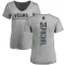 Women's Brayden Pachal Backer Slim Fit V-Neck T-Shirt - Heathered Gray