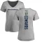 Women's Braylon Edwards Backer V-Neck T-Shirt - Ash