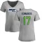 Women's Braylon Edwards Name & Number Slim Fit T-Shirt - Ash