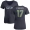 Women's Braylon Edwards Name & Number Slim Fit T-Shirt - Navy