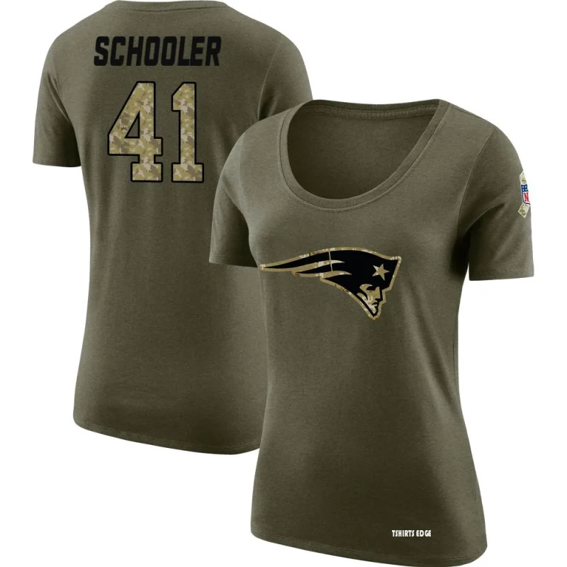 Women's Brenden Schooler Legend Salute to Service Scoop Neck T