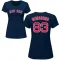 Women's Brennan Bernardino Name & Number T-Shirt - Navy