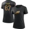 Women's Brent Celek 2020 Salute To Service Performance T-Shirt - Black