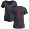 Women's Brent Johnson One Color Backer T-Shirt - Navy