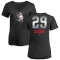 Women's Bret Boone Midnight Mascot V-Neck T-Shirt - Black