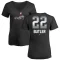 Women's Brett Butler Midnight Mascot V-Neck T-Shirt - Black