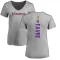 Women's Brett Favre Backer V-Neck T-Shirt - Ash