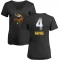 Women's Brett Favre Midnight Mascot T-Shirt - Black