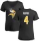 Women's Brett Favre Name & Number Slim Fit T-Shirt - Black