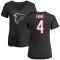 Women's Brett Favre Name & Number Slim Fit T-Shirt - Black