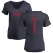 Women's Brett Hyland One Color Backer T-Shirt - Navy