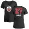 Women's Brett Kulak Name and Number Banner Wave V-Neck T-Shirt - Black