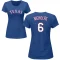 Women's Brett Nicholas Name & Number T-Shirt - Royal