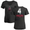 Women's Brett Phillips Midnight Mascot V-Neck T-Shirt - Black