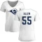 Women's Brian Allen Name & Number Slim Fit T-Shirt - White