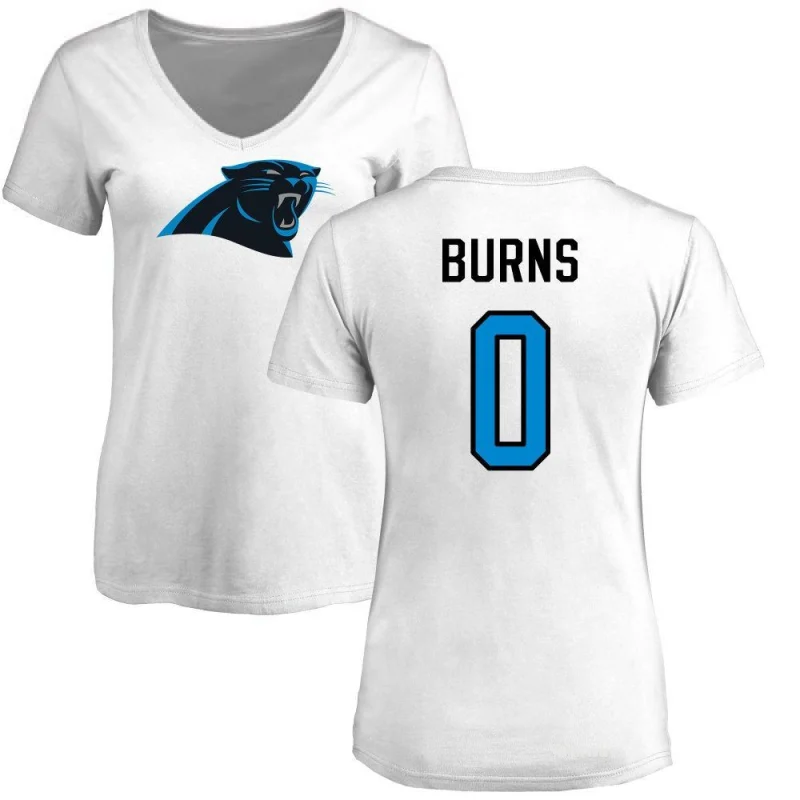 Brian Burns Name & Number T-Shirt - White - Tshirtsedge