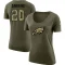 Women's Brian Dawkins Legend Salute to Service Scoop Neck T-Shirt - Olive