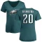 Women's Brian Dawkins Name & Number Slim Fit T-Shirt - Green