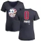 Women's Brian Pinho Name and Number Banner Wave V-Neck T-Shirt - Navy