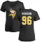 Women's Brian Robison Name & Number Slim Fit T-Shirt - Black