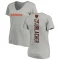 Women's Brian Urlacher Backer V-Neck T-Shirt - Ash