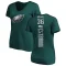 Women's Brian Westbrook Backer Slim Fit T-Shirt - Green