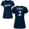 Women's Brice Turang Name & Number T-Shirt - Navy