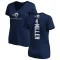 Women's Brock Miller Backer Slim Fit T-Shirt - Navy