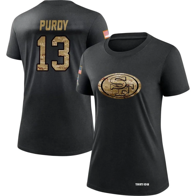 Women's Brock Purdy 2020 Salute To Service Performance T-Shirt