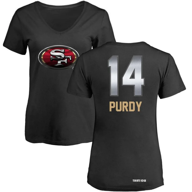 Brock Purdy Legend Color Rush T-Shirt - Black - Tshirtsedge