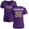 Women's Broderick Washington Name & Number Slim Fit T-Shirt - Purple