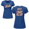 Women's Brooks Raley Name & Number T-Shirt - Royal