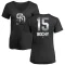 Women's Bruce Bochy Midnight Mascot V-Neck T-Shirt - Black