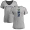 Women's Bruce Irvin Backer V-Neck T-Shirt - Ash