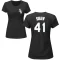 Women's Bryan Shaw Name & Number T-Shirt - Black