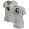 Women's Bryan Shaw RBI Slim Fit V-Neck T-Shirt - Heathered Gray