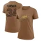 Women's Bryant Koback Legend 2023 Salute To Service Performance T-Shirt - Brown