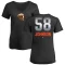 Women's Bryce Johnson Midnight Mascot V-Neck T-Shirt - Black