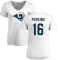 Women's Bryce Perkins Name & Number Slim Fit T-Shirt - White