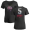 Women's Bryson Stott Midnight Mascot V-Neck T-Shirt - Black