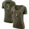 Women's Budda Baker Legend Salute to Service Scoop Neck T-Shirt - Olive