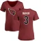 Women's Budda Baker Name & Number Slim Fit T-Shirt - Maroon